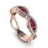Ruby Eternal Embrace Wedding Ring - Jenna No. 11 image 2