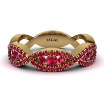 Ruby Eternal Embrace Wedding Ring - Jenna No. 55 image 1