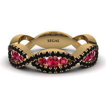 Ruby Eternal Embrace Wedding Ring - Jenna No. 40 image 1
