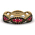 Ruby Eternal Embrace Wedding Ring - Jenna No. 40