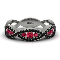 Ruby Eternal Embrace Wedding Ring - Jenna No. 42 image 1