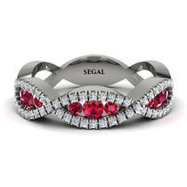 Ruby Eternal Embrace Wedding Ring - Jenna No. 12 image 1