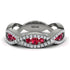 Ruby Eternal Embrace Wedding Ring - Jenna No. 12