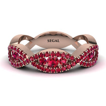 Ruby Eternal Embrace Wedding Ring - Jenna No. 56 image 1