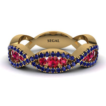 Ruby Eternal Embrace Wedding Ring - Jenna No. 70 image 1