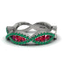 Ruby Eternal Embrace Wedding Ring - Jenna No. 27