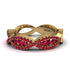 Ruby Eternal Embrace Wedding Ring - Jenna No. 55 image 3