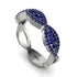 Sapphire Eternal Embrace Wedding Ring - Jenna No. 75