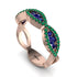 Sapphire Eternal Embrace Wedding Ring - Jenna No. 29