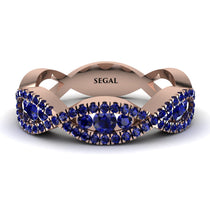 Sapphire Eternal Embrace Wedding Ring - Jenna No. 74 image 1