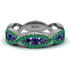 Sapphire Eternal Embrace Wedding Ring - Jenna No. 30 image 1