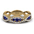 Sapphire Eternal Embrace Wedding Ring - Jenna No. 13 image 1