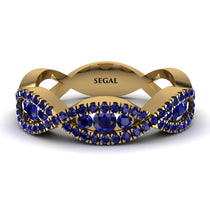 Sapphire Eternal Embrace Wedding Ring - Jenna No. 73 image 1