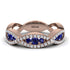 Sapphire Eternal Embrace Wedding Ring - Jenna No. 14