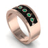 Black Diamond Eternal Harmony Wedding Ring - Carmen No. 23