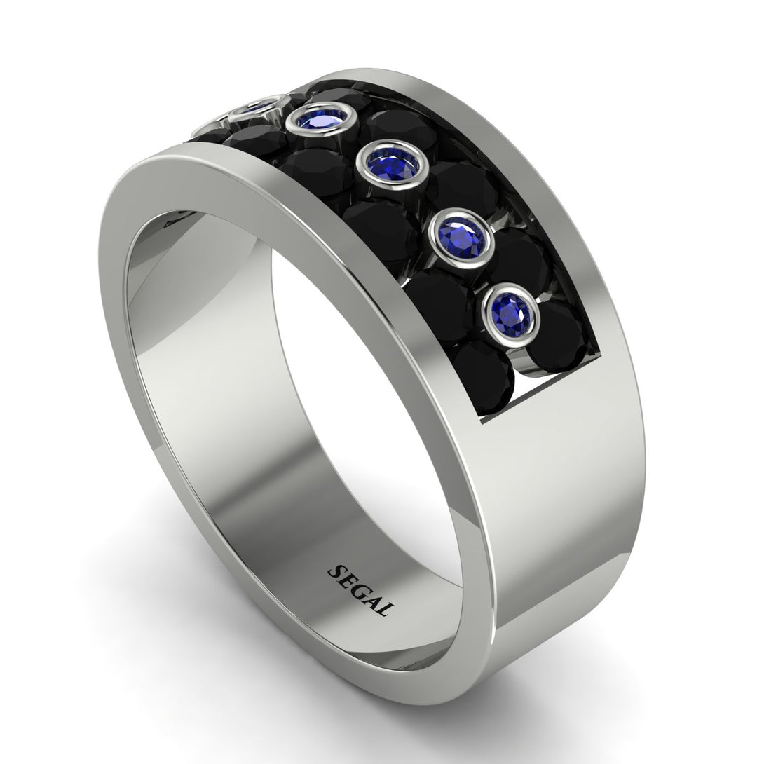 Black Diamond Eternal Harmony Wedding Ring - Carmen No. 69