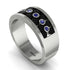 Black Diamond Eternal Harmony Wedding Ring - Carmen No. 69