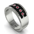 Black Diamond Eternal Harmony Wedding Ring - Carmen No. 54