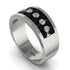 Black Diamond Eternal Harmony Wedding Ring - Carmen No. 9