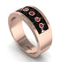 Black Diamond Eternal Harmony Wedding Ring - Carmen No. 53 image 2