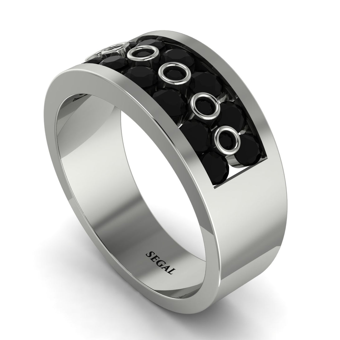 Black Diamond Eternal Harmony Wedding Ring - Carmen No. 39