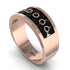 Black Diamond Eternal Harmony Wedding Ring - Carmen No. 38 image 2