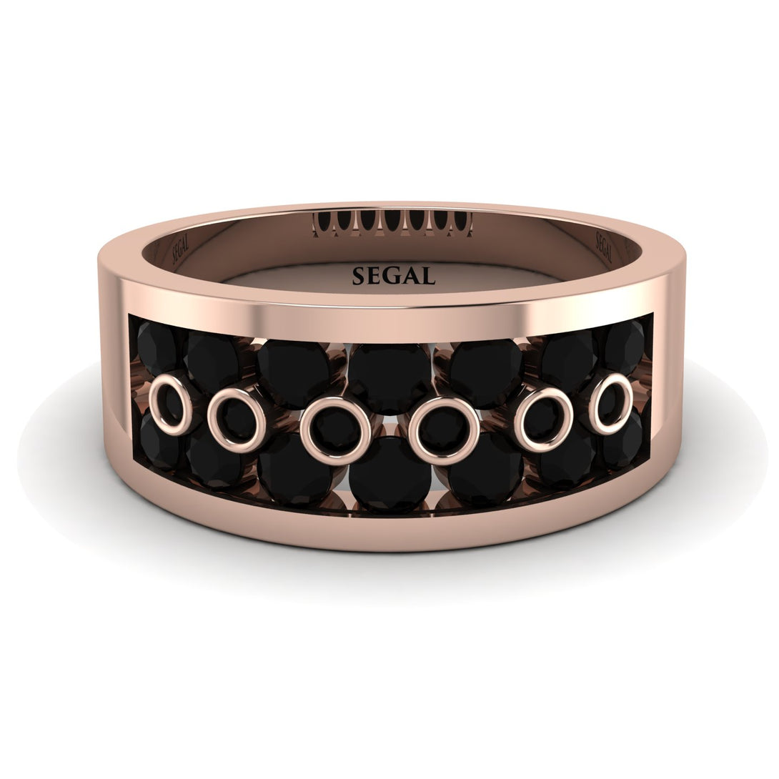 Black Diamond Eternal Harmony Wedding Ring - Carmen No. 38