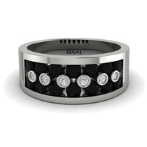 Black Diamond Eternal Harmony Wedding Ring - Carmen No. 9 image 1
