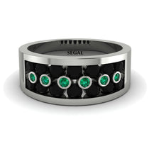 Black Diamond Eternal Harmony Wedding Ring - Carmen No. 24 image 1