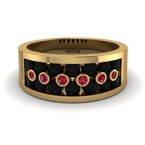 Black Diamond Eternal Harmony Wedding Ring - Carmen No. 52 image 1