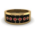 Black Diamond Eternal Harmony Wedding Ring - Carmen No. 52 image 1