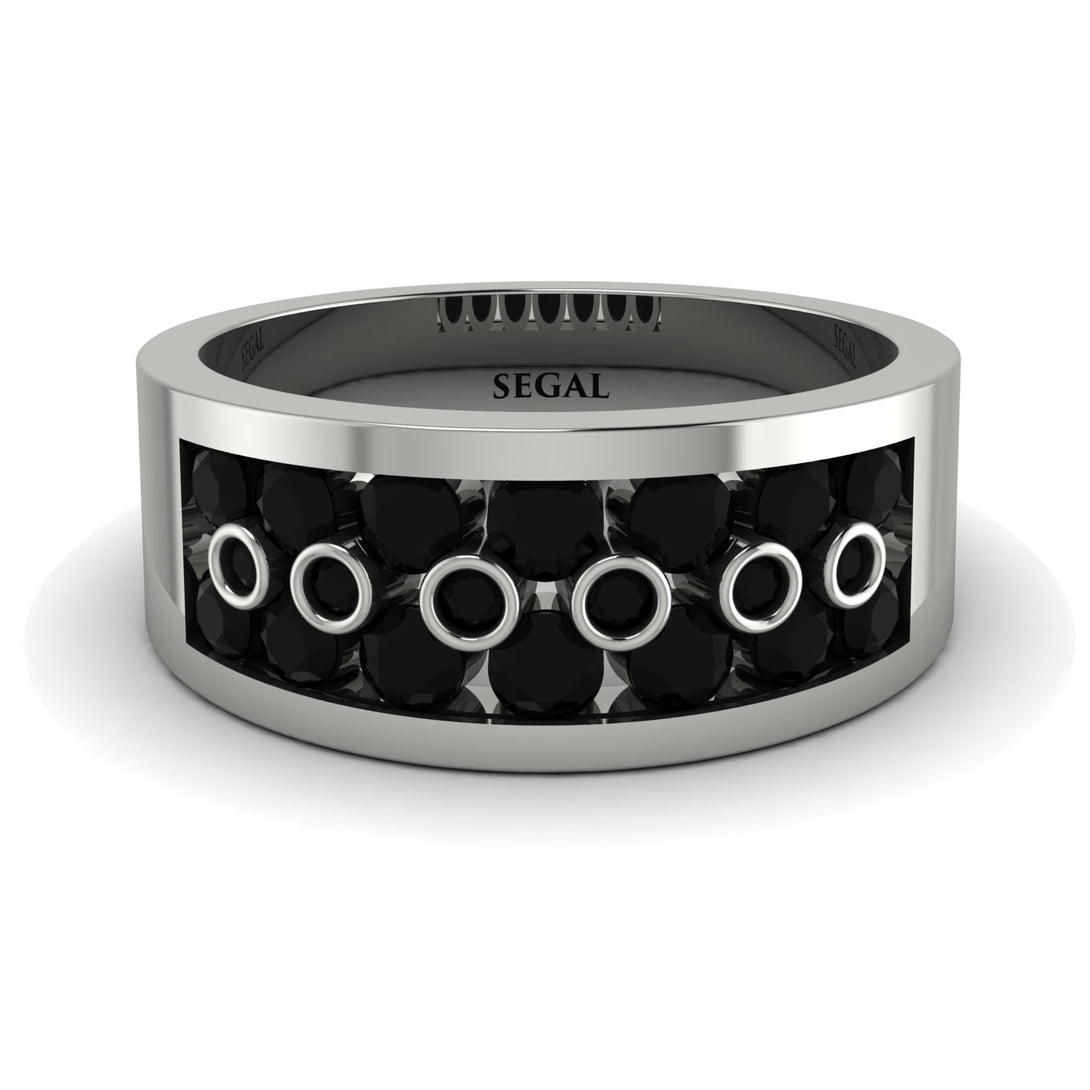 Black Diamond Eternal Harmony Wedding Ring - Carmen No. 39