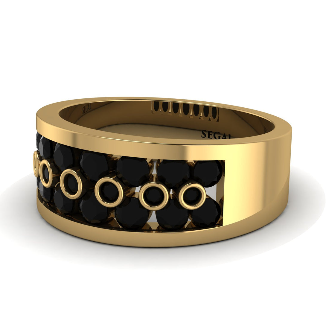 Black Diamond Eternal Harmony Wedding Ring - Carmen No. 37