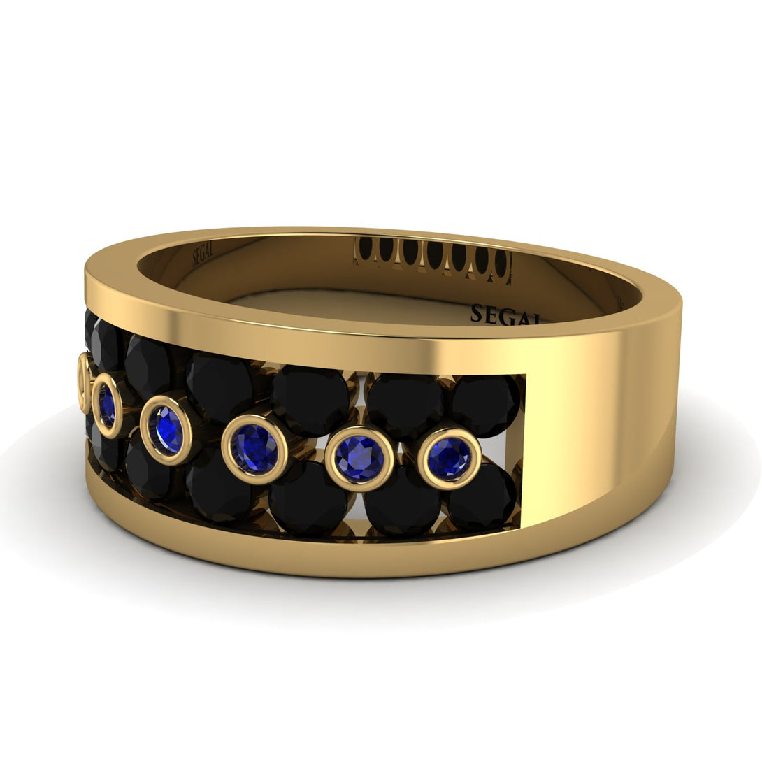 Black Diamond Eternal Harmony Wedding Ring - Carmen No. 67