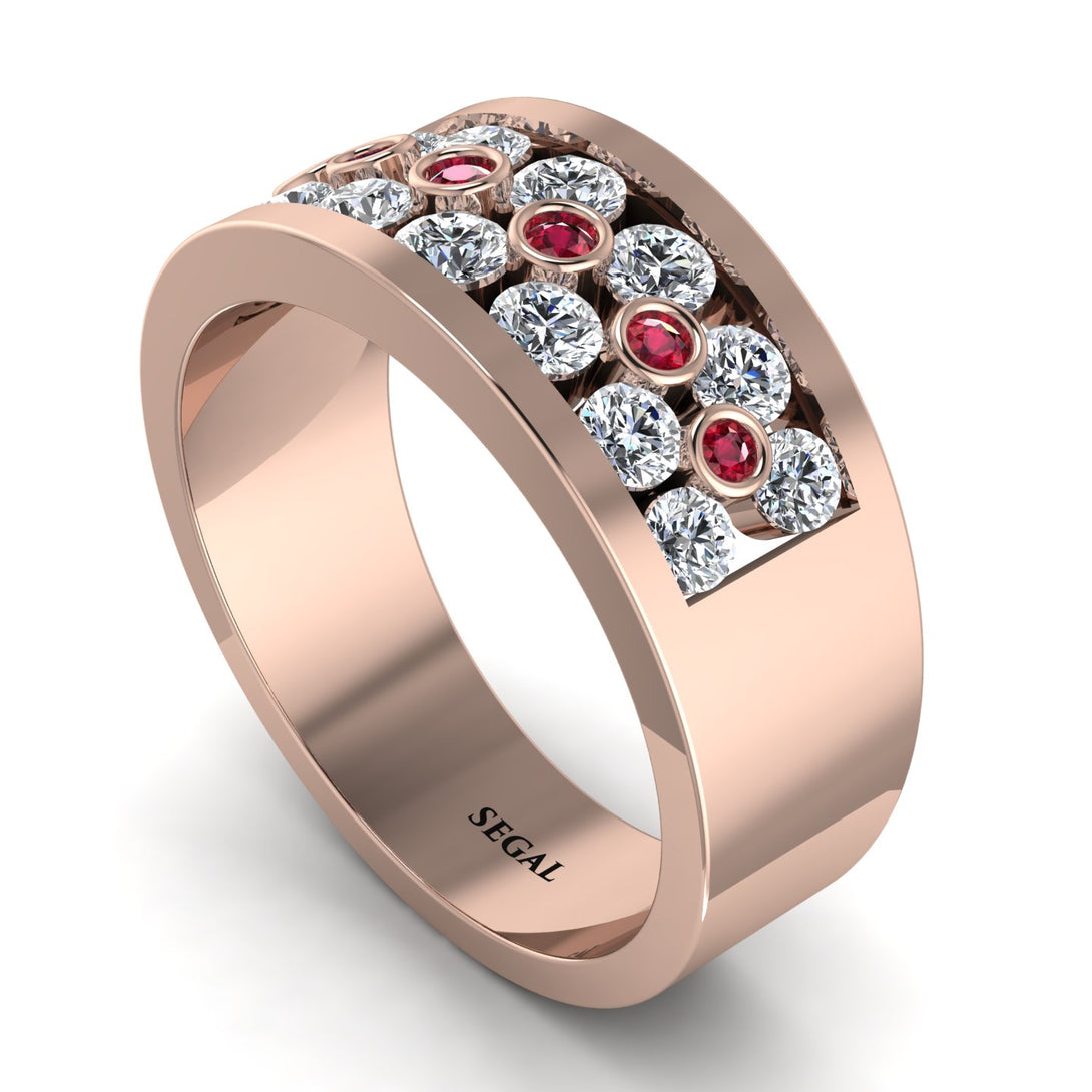 Diamond Eternal Harmony Wedding Ring - Carmen No. 47