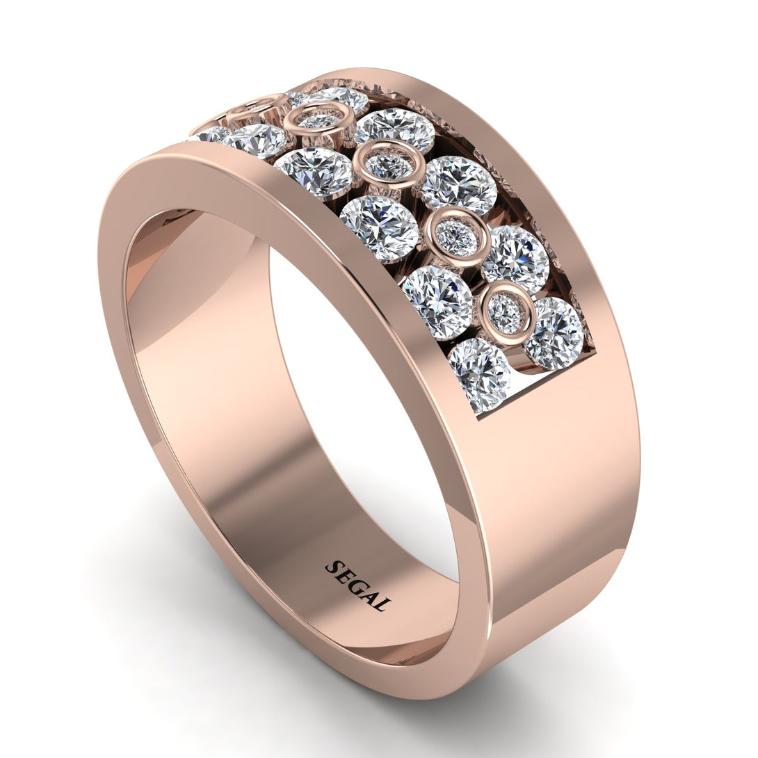 Diamond Eternal Harmony Wedding Ring - Carmen No. 2