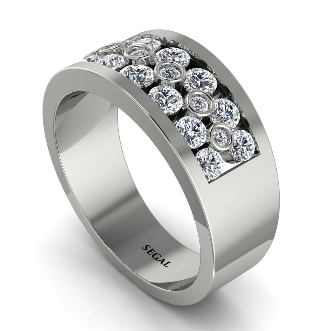 Diamond Eternal Harmony Wedding Ring - Carmen No. 3