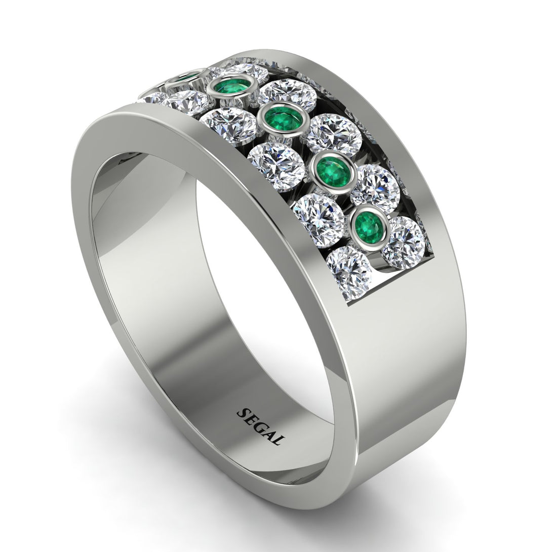 Diamond Eternal Harmony Wedding Ring - Carmen No. 18