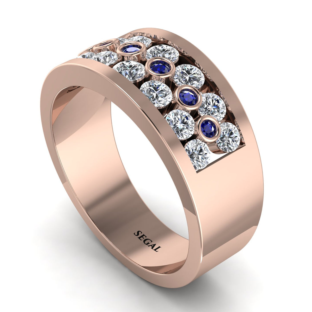 Diamond Eternal Harmony Wedding Ring - Carmen No. 62