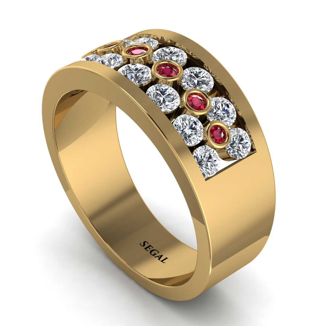 Diamond Eternal Harmony Wedding Ring - Carmen No. 46