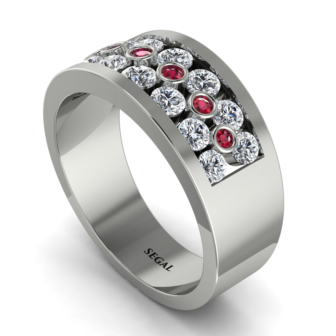 Diamond Eternal Harmony Wedding Ring - Carmen No. 48