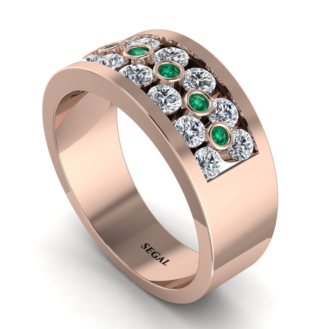 Diamond Eternal Harmony Wedding Ring - Carmen No. 17