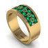 Emerald Eternal Harmony Wedding Ring - Carmen No. 19