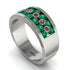 Emerald Eternal Harmony Wedding Ring - Carmen No. 51 image 2
