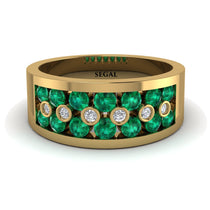 Emerald Eternal Harmony Wedding Ring - Carmen No. 4 image 1