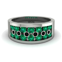 Emerald Eternal Harmony Wedding Ring - Carmen No. 36 image 1