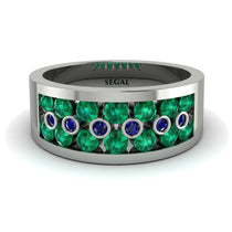 Emerald Eternal Harmony Wedding Ring - Carmen No. 66 image 1
