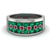 Emerald Eternal Harmony Wedding Ring - Carmen No. 51 image 1