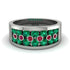 Emerald Eternal Harmony Wedding Ring - Carmen No. 51