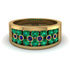 Emerald Eternal Harmony Wedding Ring - Carmen No. 64